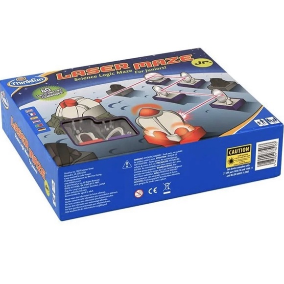 ThinkFun Laser Maze Junior (Class 1 Laser) Logic Game & STEM Toy - Picture 3 of 4